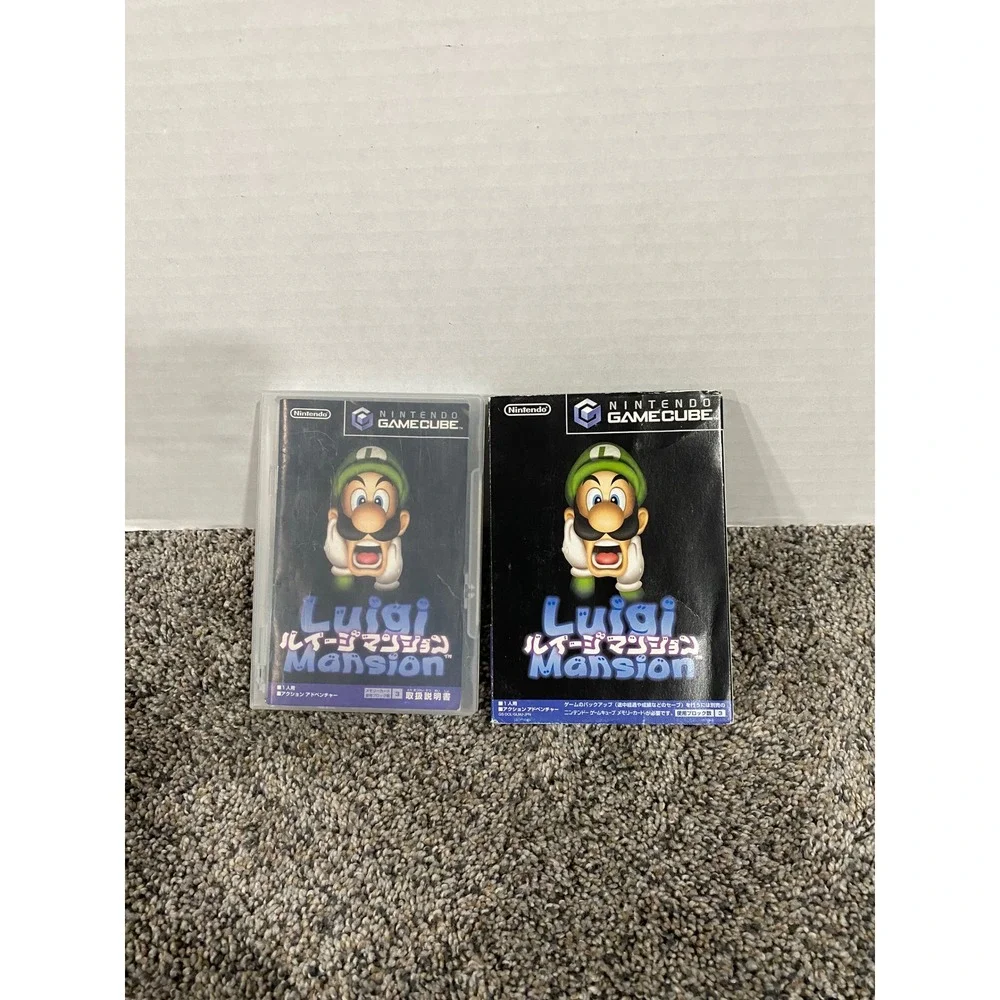 Nintendo Luigi's Mansion GameCube Japanese Import Good CIB NTSC-J Game OS